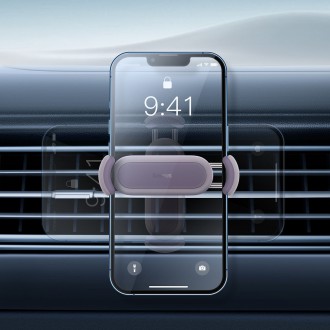 Baseus Steel Cannon 2 držák smartphonu pro ventilační mřížku fialový (SUGP000005)