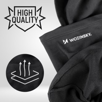 Wozinsky thermoactive Balaclava under helmet black (WTBBK1)
