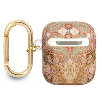Guess GUA2HHFLD kryt AirPods zlato/zlatý Paisley Strap Collection