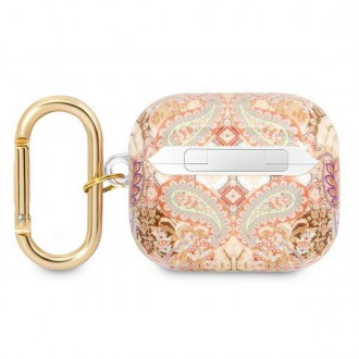 Guess GUA3HHFLD kryt AirPods 3 zlato/zlatý Paisley Strap Collection