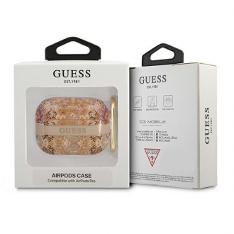 Guess GUAPHHFLD AirPods Pro obal zlato/zlatý Paisley Strap Collection