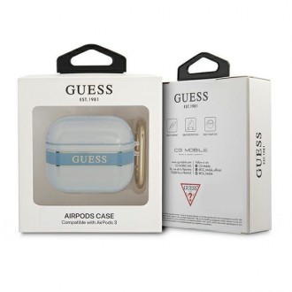 Guess GUA3HHTSB AirPods 3 kryt blue/blue Strap Collection