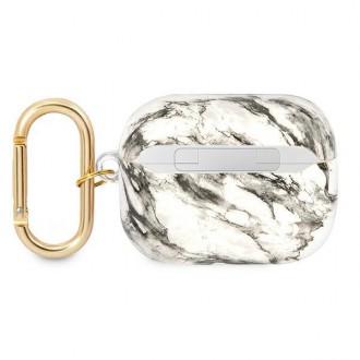 Guess GUAPHCHMAG kryt AirPods Pro šedá/šedá kolekce Marble Strap