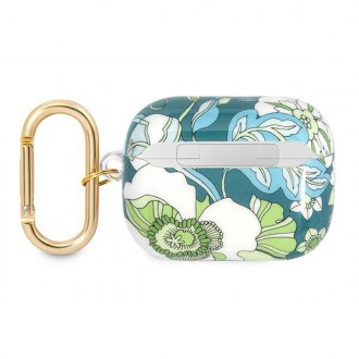 Guess GUAPHHFLN AirPods Pro kryt zelený/zelený Flower Strap Collection