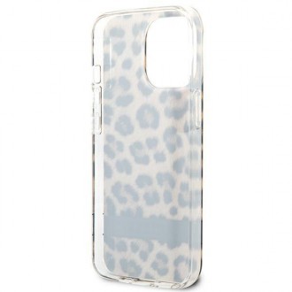 Guess GUHCP13LHSLEOW iPhone 13 Pro / 13 6,1&quot; hnědé/hnědé pevné pouzdro Leopard