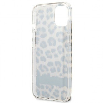 Guess GUHCP13MHSLEOW iPhone 13 6,1&quot; hnědý/hnědý pevný obal Leopard