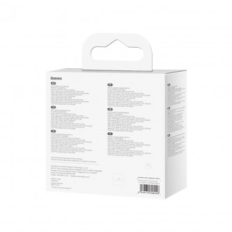 Baseus GaN5 Pro rychlá univerzální nástěnná nabíječka GaN USB Typ C / USB 100W PD3.0, QC4.0+, AFC černá (CCGP090201)