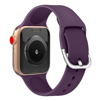 Silicone Strap APS Silicone Watch Band Ultra / 8/7/6/5/4/3/2 / SE (49/45/44 / 42mm) Strap Watchband Purple