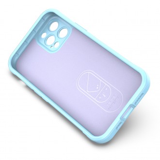 Magic Shield Case case for iPhone 12 Pro flexible armored case light blue