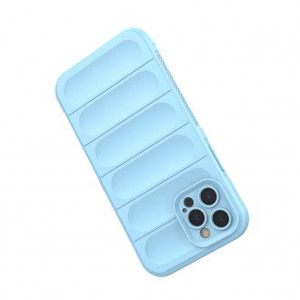 Magic Shield Case case for iPhone 12 Pro flexible armored case light blue