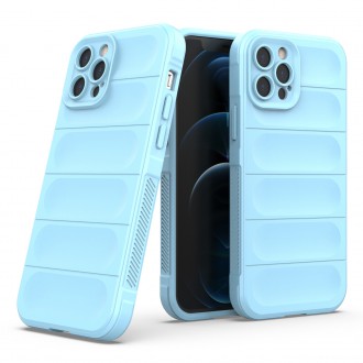 Magic Shield Case case for iPhone 12 Pro flexible armored case light blue