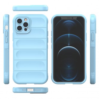 Magic Shield Case case for iPhone 12 Pro flexible armored case light blue