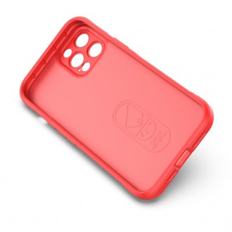 Magic Shield Case case for iPhone 12 Pro Max flexible armored cover red
