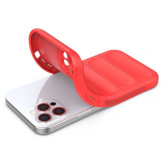 Magic Shield Case case for iPhone 12 Pro Max flexible armored cover red