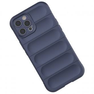 Magic Shield Case case for iPhone 12 Pro Max flexible armored dark blue cover