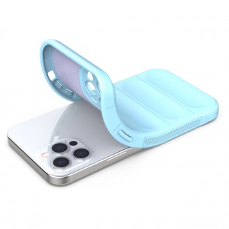 Magic Shield Case case for iPhone 12 Pro Max flexible armored case light blue