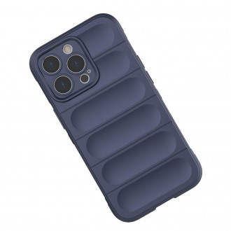 Magic Shield Case case for iPhone 13 Pro Max flexible armored case dark blue