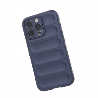 Magic Shield Case case for iPhone 13 Pro Max flexible armored case dark blue