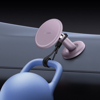 Baseus C01 magnetický držák telefonu do auta na palubní desku fialový (SUCC000005)