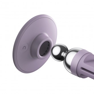 Baseus C01 magnetický držák do ventilace auta pro smartphone fialový (SUCC000105)