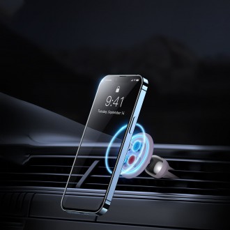 Baseus C01 magnetický držák do ventilace auta pro smartphone fialový (SUCC000105)