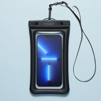 Spigen A610 UNIVERSAL WATERPROOF FLOAT CASE 2-PACK BLACK