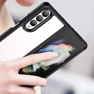 Outer Space Case pro Samsung Galaxy Z Fold 3 kryt s pružným rámem černý