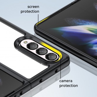 Outer Space Case pro Samsung Galaxy Z Fold 3 kryt s pružným rámem černý
