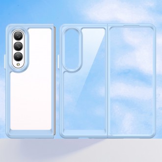 Outer Space Case pro kryt Samsung Galaxy Z Fold 3 s pružným rámečkem modrý