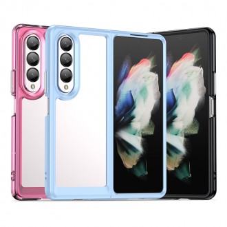 Outer Space Case pro kryt Samsung Galaxy Z Fold 3 s pružným rámečkem modrý