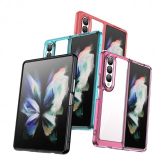 Outer Space Case pro kryt Samsung Galaxy Z Fold 3 s pružným rámečkem modrý