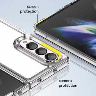 Outer Space Case pro kryt Samsung Galaxy Z Fold 3 s flexibilním průhledným rámečkem