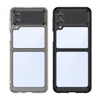 Outer Space Case pro Samsung Galaxy Z Flip 3 kryt s pružným rámečkem černý