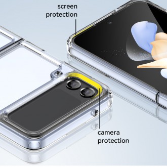 Outer Space Case pro Samsung Galaxy Z Flip 3 kryt s pružným rámečkem černý