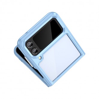 Outer Space Case pro Samsung Galaxy Z Flip 3 kryt s pružným rámečkem modrý