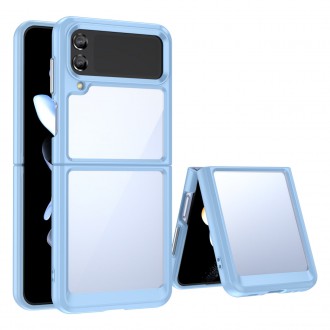 Outer Space Case pro Samsung Galaxy Z Flip 3 kryt s pružným rámečkem modrý