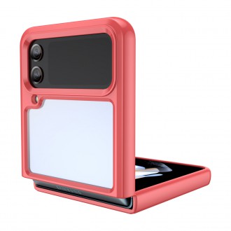 Outer Space Case pro Samsung Galaxy Z Flip 3 kryt s pružným rámečkem červený
