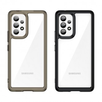 Outer Space Case pro kryt Samsung Galaxy A53 5G s pružným rámem černý