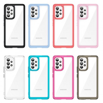 Outer Space Case pro kryt Samsung Galaxy A53 5G s pružným rámem černý