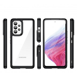 Outer Space Case pro kryt Samsung Galaxy A53 5G s pružným rámem černý