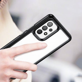Outer Space Case pro kryt Samsung Galaxy A53 5G s pružným rámem černý