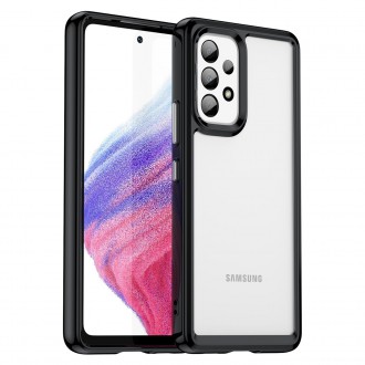 Outer Space Case pro kryt Samsung Galaxy A53 5G s pružným rámem černý