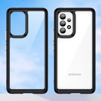 Outer Space Case pro kryt Samsung Galaxy A53 5G s pružným rámem modrý