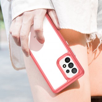 Outer Space Case pro kryt Samsung Galaxy A53 5G s pružným rámečkem červený