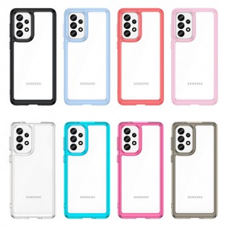 Outer Space Case pro kryt Samsung Galaxy A33 5G s pružným rámem černý