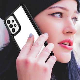 Outer Space Case pro kryt Samsung Galaxy A33 5G s pružným rámem černý