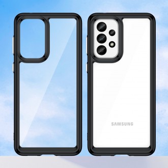Outer Space Case pro kryt Samsung Galaxy A33 5G s pružným rámem černý