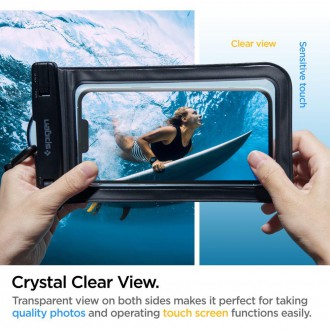 Spigen A601 UNIVERSAL WATERPROOF CASE BLACK