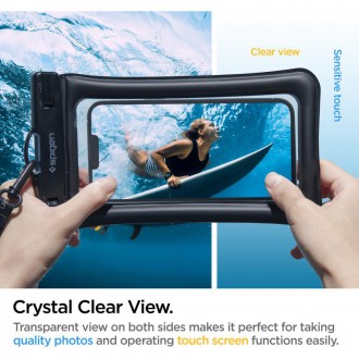 Spigen A610 UNIVERSAL WATERPROOF FLOAT CASE BLACK