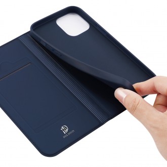 Dux Ducis Skin Pro Holster Flip Cover for iPhone 14 / 13 blue